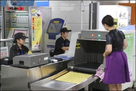 文明你我他，車站行李過安檢機為大家