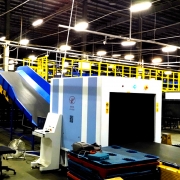 為落實寄遞安全“三項制度”，浙江菜鳥物流采購創藝龍安檢設備安裝完畢。